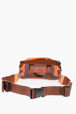 Pvc Bumbag with Leather Trimmings