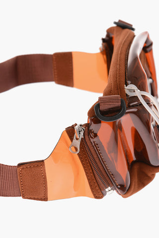 Pvc Bumbag with Leather Trimmings