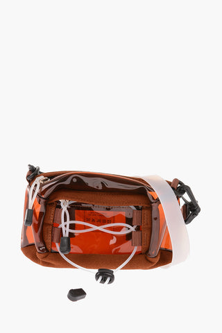 Pvc Bumbag with Leather Trimmings