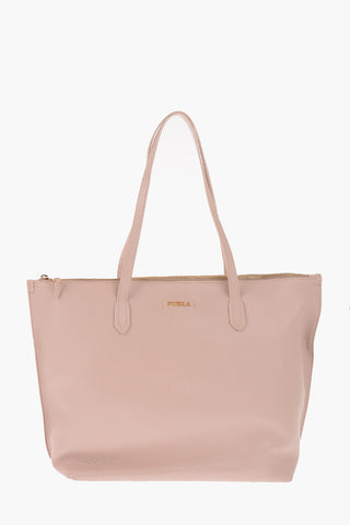 Textured Leather LUCE Tote Bag
