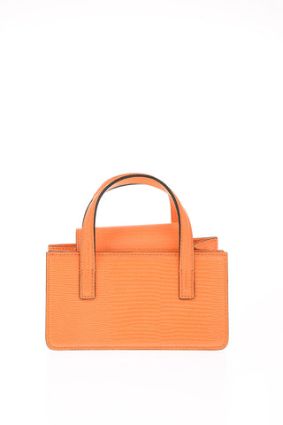 Printed Leather Shoulder Mini Bag