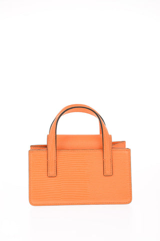 Printed Leather Shoulder Mini Bag
