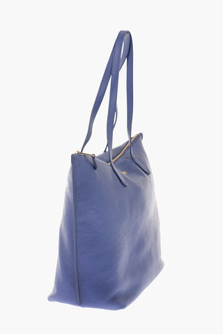 Textured Leather LUCE Tote Bag 