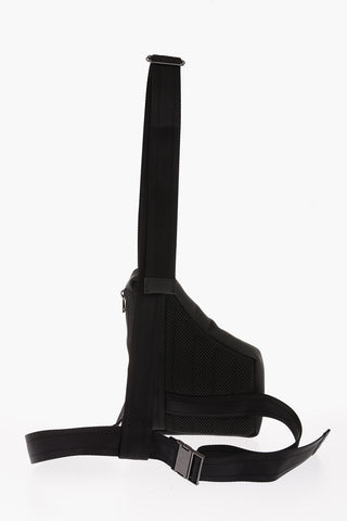 ACW Distressed Denim Saddle Bum Bag