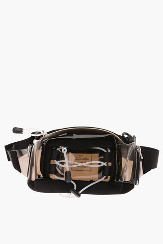Pvc Bumbag with Leather Trimmings