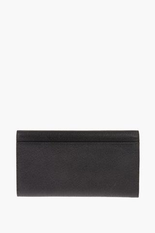 Leather Maxi Wallet with Outer Pocket