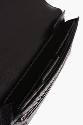 Leather Maxi Wallet with Outer Pocket