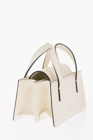 Printed Leather Shoulder Mini Bag 