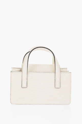 Printed Leather Shoulder Mini Bag 