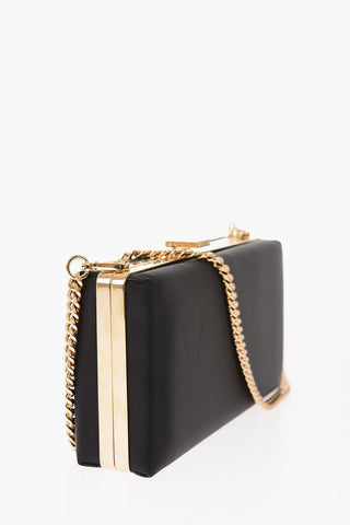 Satin Removable Shoulder Chain Clutch