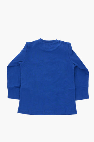 t-shirt a manica lunga con stampa