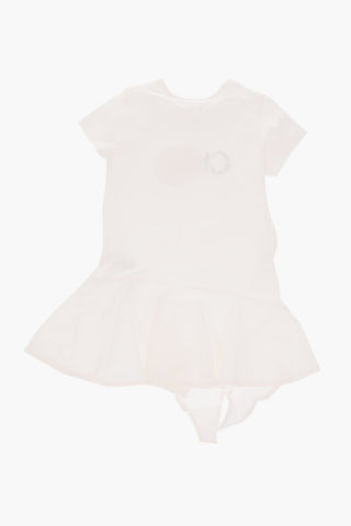 embroidered short sleeve dress