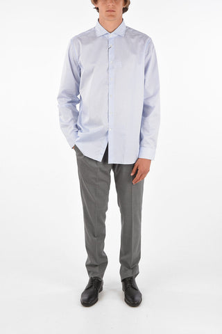 Camicia Collo Francese Senza Cuciture