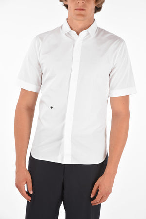 Hidden Closure Classic Collar Shirt