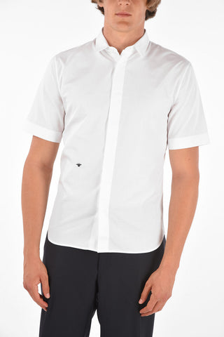 Hidden Closure Classic Collar Shirt