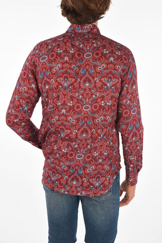Paysley DAVID Classic Collar Shirt
