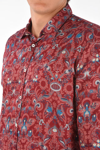 Paysley DAVID Classic Collar Shirt