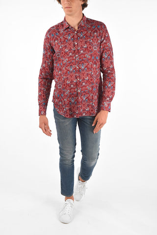 Paysley DAVID Classic Collar Shirt