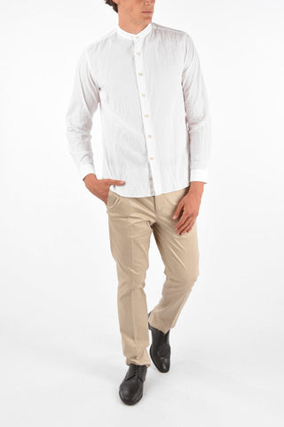 camicia GURU graph check collo coreana