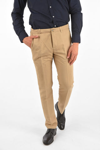 Pantaloni in Lino e Cotone