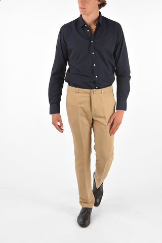 Pantaloni in Lino e Cotone
