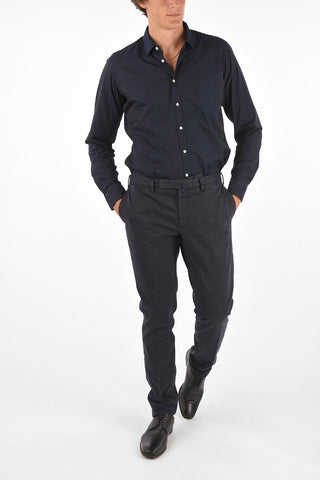 Tight Fit Pants with Belt Loops