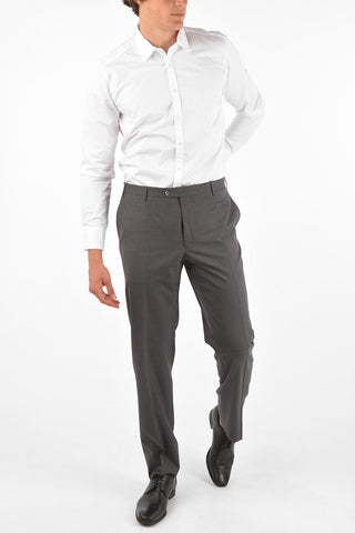 Pantaloni Slacks LEADER FLAWLESS in Lana Vergine 