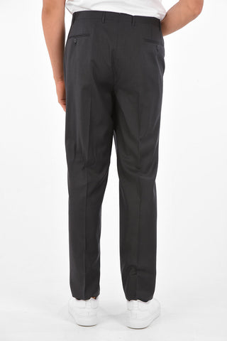 Extrafine Wool LEADER suspenders buttons trousers