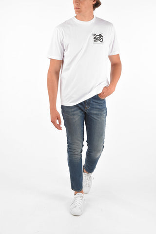 Logo Printed TUMBLE Crew-Neck T-Shirt