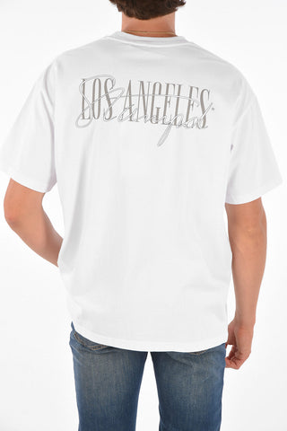 T-Shirt Girocollo LOS ANGELES in Cotone 