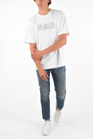 T-Shirt Girocollo LOS ANGELES in Cotone 