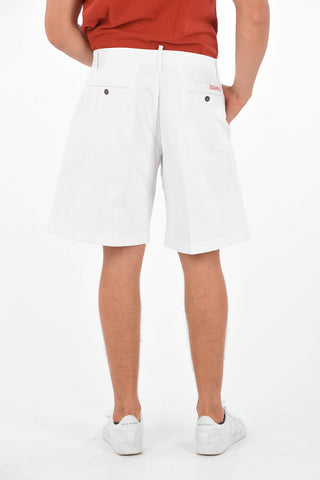 Bermuda in Denim con Passanti