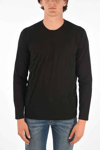ID Embroidered Cotton Crew-Neck Sweater