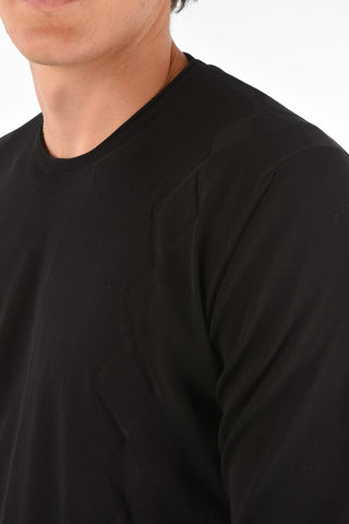 ID Embroidered Cotton Crew-Neck Sweater