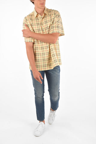 Camicia Collo Francese Tartan