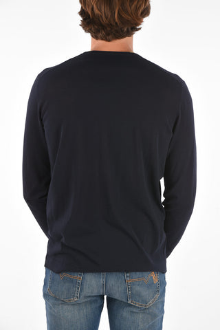ID Maglia Girocollo in Cotone Ricamato