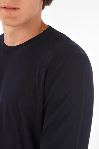 ID Maglia Girocollo in Cotone Ricamato