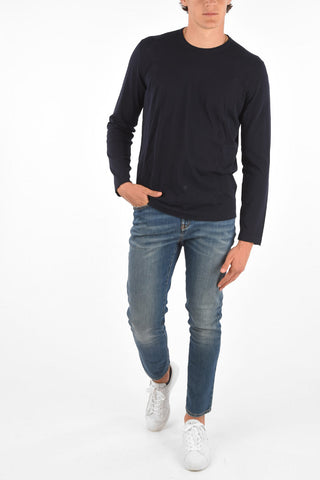 ID Maglia Girocollo in Cotone Ricamato