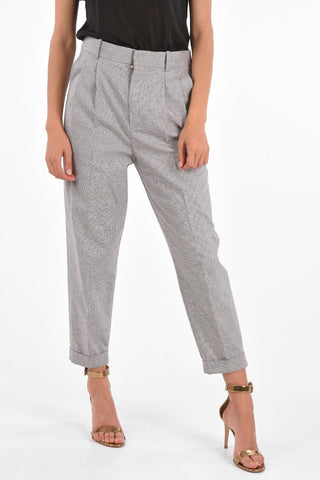 ÉTOILE Pantaloni LOWEA con Stampa Occhio di Pernice