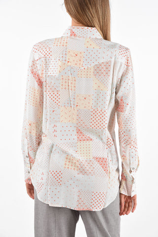 JEANS Printed Snap Button Shirt