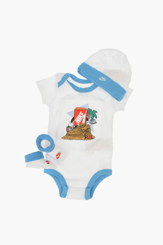 Romper Suit Shoes and Hat Set