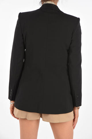 2 Button Blazer with Padded Shoulders