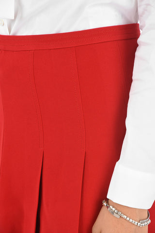 Pleated Miniskirt