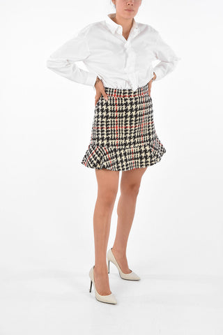 Houndstooth Miniskirt