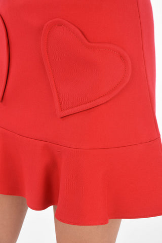 Miniskirt with Heart Pockets