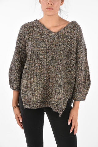 ARMANI EXCHANGE Lurex V-Neck Sweater