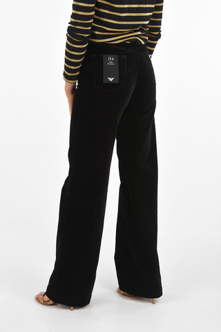 EMPORIO Velvet High Waist Palazzo Pants