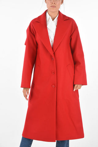 Peak Lapel 3 Button Coat