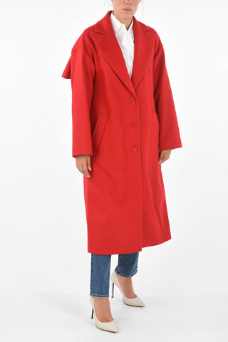 Peak Lapel 3 Button Coat