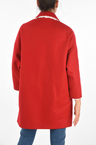4 Button Coat with Bow